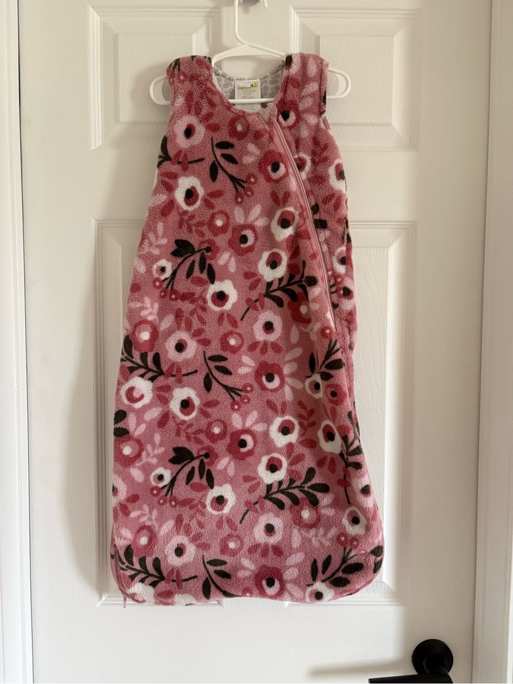 Pink Floral Fleece Sleep Sack